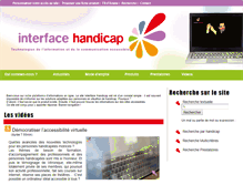 Tablet Screenshot of interface-handicap-accessible.com